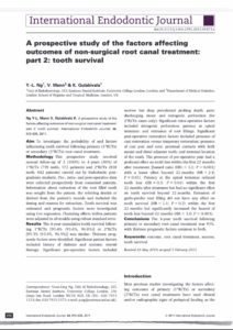 Etude endodontie - edtm - 2